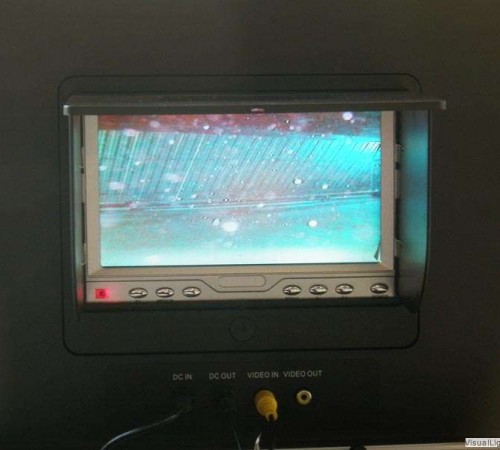 Live beeld aan de oppervlakte Orka zwembadreparatie