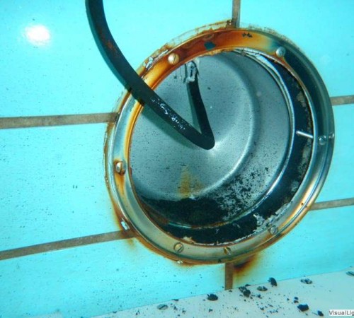 Onder water verlichting vervangen Orka zwembadreparatie